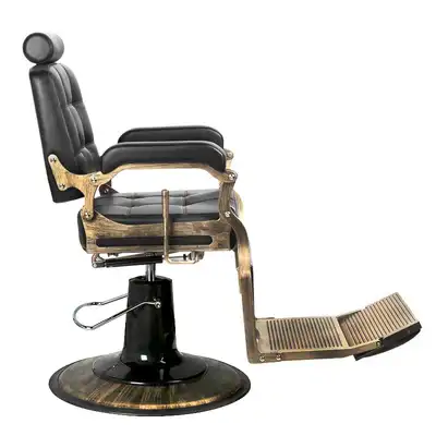 Gabbiano Fotel Barberski Boss Czarny
