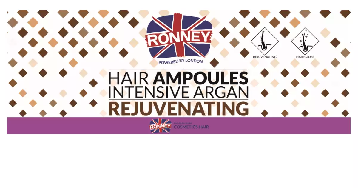 Ronney Hair Ampoules Intensive Argan Ampułki z Olejkiem Arganowym 1