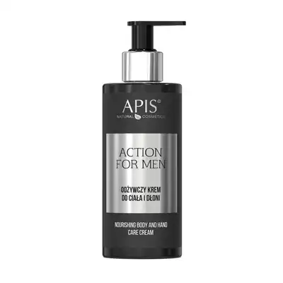 APIS Action For Men Pflegende Körper- und Handcreme, 300 ml