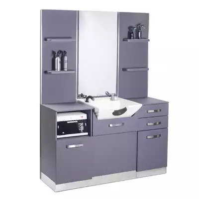 Gabbiano Friseurkonsole mit Waschbecken - Einzel B085