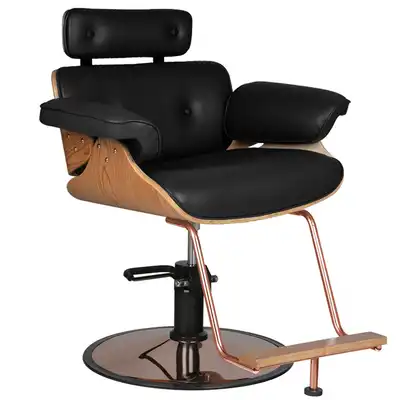 Gabbiano Florence Schwarzer Friseurstuhl