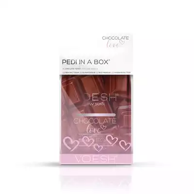VOESH Chocolate Love Pedi In A Box Deluxe Zestaw Do Pedicure 4 Kroki