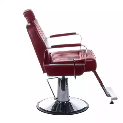Fotel barberski HOMER BH-31237 Wiśniowy