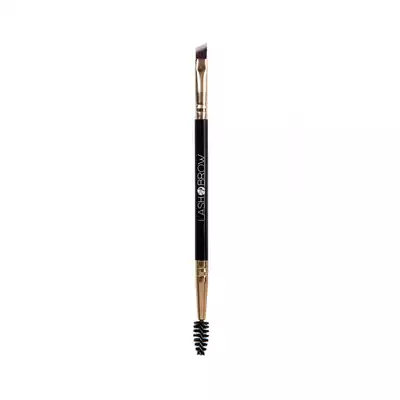 Lash Brow Pędzelek do brwi ze szczoteczką GOLD do pomady, henny, mydła