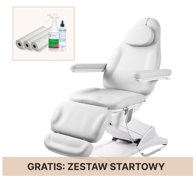 Elektryczny fotel kosmetyczny MODENA BD-8194 Biały