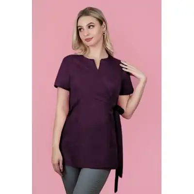 Rena Hairdressing Apron No. 67 Eggplant