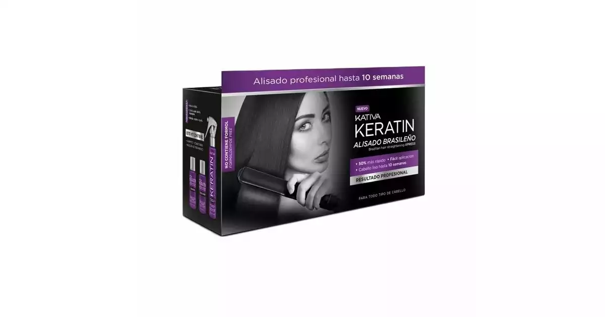 KATIVA Alisado Brasileno Xpress Keratin Hair Straightening Kit