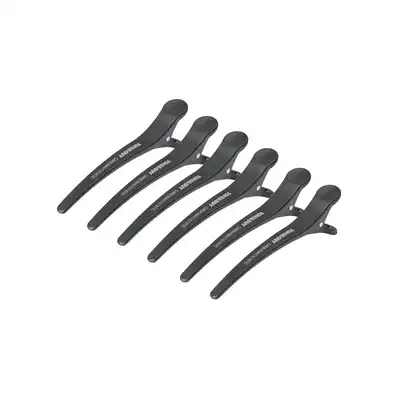 Toni &amp; Guy Friseurklammern E-32 6 Stk. 11,5cm Schwarz