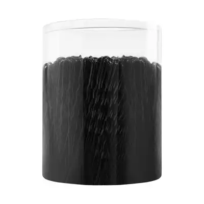 Frisierknoten für Haare E-65 300 Stück 6cm Schwarz