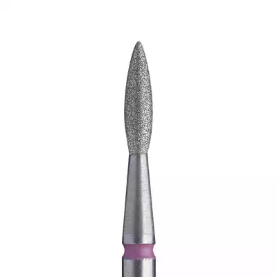 Staleks Frez Diamentowy Płomyk Ostry Czerwony 2,1/8mm 6szt