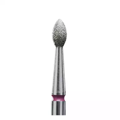 Staleks Frez Diamentowy Oliwka Ostra Czerwona 2,5/4,5mm 6szt