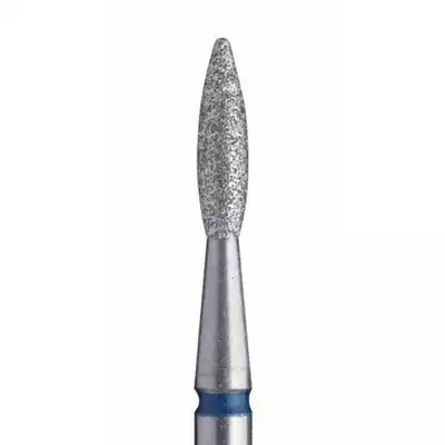 Staleks Frez Diamentowy Płomyk Ostry Niebieski 2,1/8mm 6szt