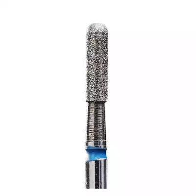 Staleks Frez Diamentowy Zaokrąglony Walec Niebieski 2,3/8mm 6szt