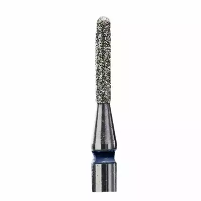 Staleks Frez Diamentowy Zaokrąglony Walec Niebieski 1,4/8mm 6szt