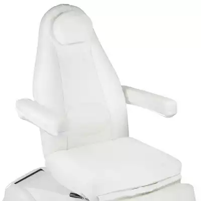 Elektryczny fotel kosmetyczny Mazaro BR-6672B Biały