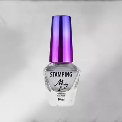 Lakier do Stempli Mollylac nr.3 Srebrny 10ml