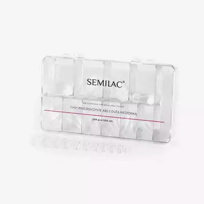 Semilac Tipsy Przezroczyste 120szt