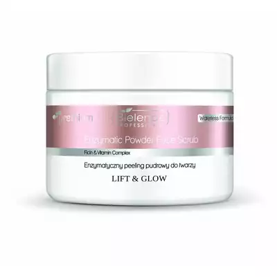 Bielenda Lift &amp; Glow - Enzymatyczny Peeling Pudrowy do Twarzy 100g