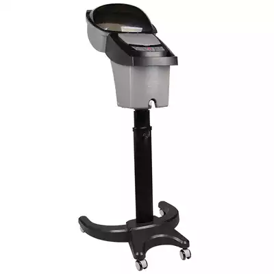 Friseursauna Stehend 408d Silber mit aktivem Ozon