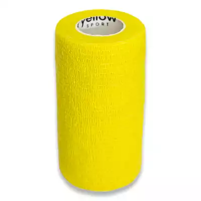 yellowBAND Bandaż Kohezyjny 10cm x 4,5m Żółty