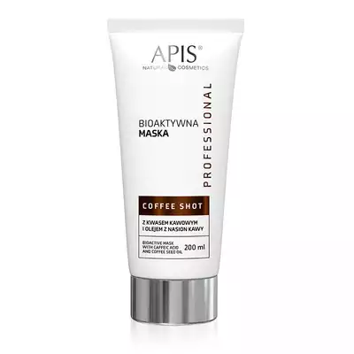 Apis Coffee Shot Bioaktywna Maska z Kwasem Kawowym i z Olejem z Nasion Kawy 200ml