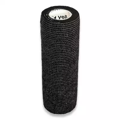 yellowBAND Bandaż Kohezyjny 15cm x 4,5m Czarny