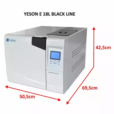 Autoklaw Yeson serii E 18L BLACK LINE