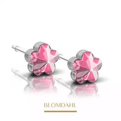 Blomdahl - Kolczyk Flower Light Rose 6 mm SFJ