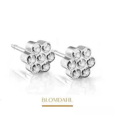 Blomdahl -  Kolczyk  Daisy Crystal 5 mm SFJ 2szt