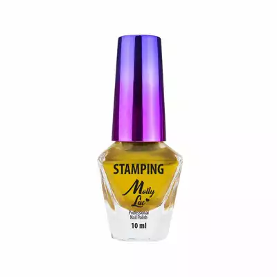Molly Lac Lakier Do Stempli I Stampingu 10 Ml Złoty Nr 4