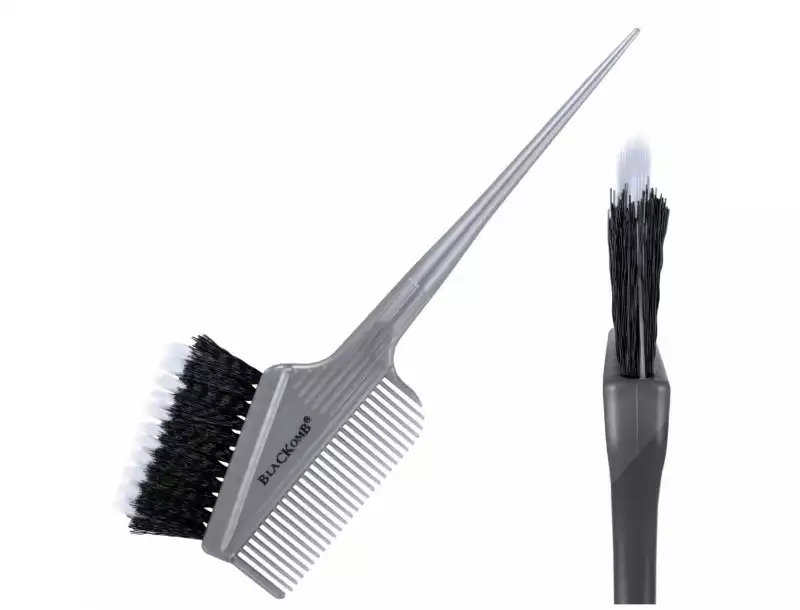 Barber Brush With Comb For Applying Paint Hurtownia Kosmetyczna