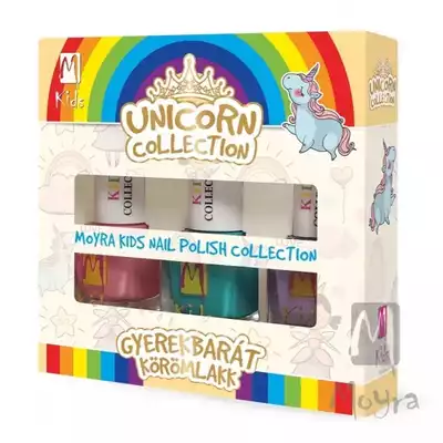 Moyra Zestaw Lakierów Kids Nail Polish Set Unicorn Collection