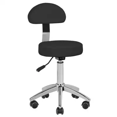 SILLON Lux 273b elektrischer Kosmetikstuhl + Hocker 304 schwarz