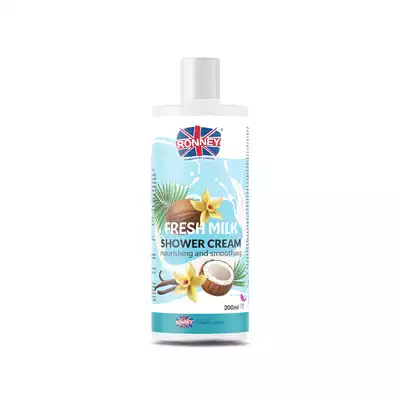 Ronney Professional Body Fresh Milk Shower Cream  - Kremowy Żel Do Mycia Ciała 300 Ml