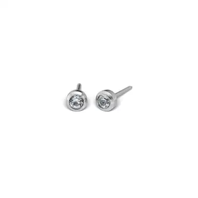 Studex 7512-0204 4mm Brylant W Oprawie Srebrnej