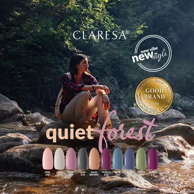 Claresa - Lakier hybrydowy GREEN 801 -5g