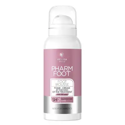 Pharm Foot, Foot Mousse Pianka-Krem Kończąca Zabieg 5% Mocznika 105 Ml