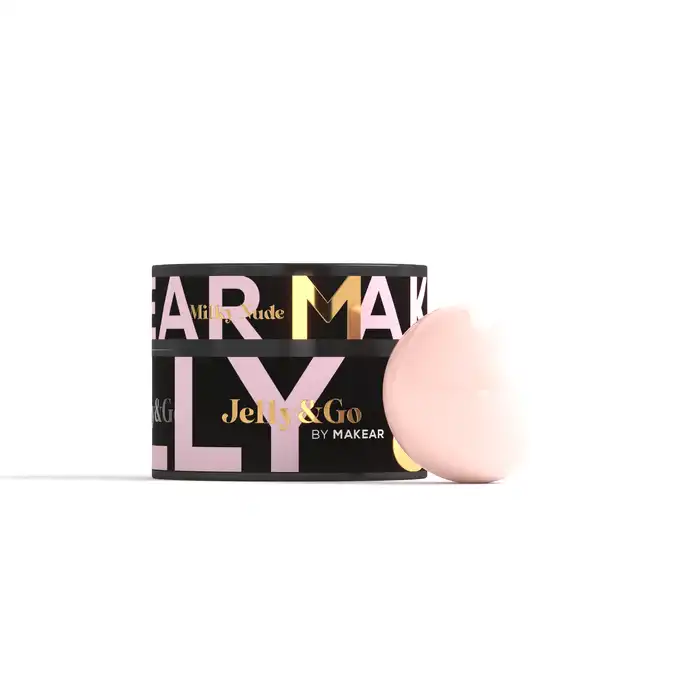 Makear Żel Budujący Typu Galaretka Jelly&amp;Go JG03 Milky Nude 15ml
