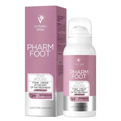 Pharm Foot, Foot Mousse Pianka-Krem Kończąca Zabieg 5% Mocznika 105 Ml