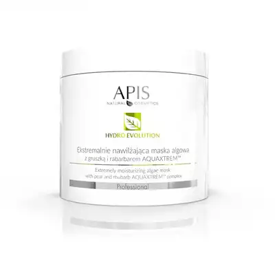 APIS Hydro Evolution Ekstremalnie Nawilżająca Maska Algowa Z Gruszką I Rabarbarem Aquaxtrem Tm 250g