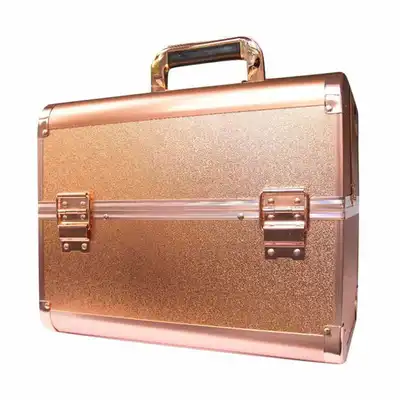 Kuferek Kosmetyczny L Rozkładany Jednoczęściowy Total Rose Golden
