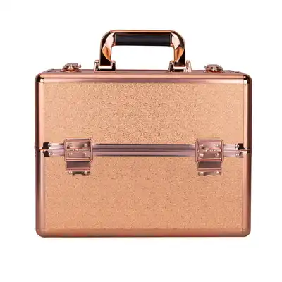 Kuferek Kosmetyczny XL Na Lampę 36W Total Rose Golden