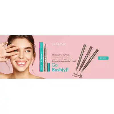 Claresa Pisak Do Brwi Go Bushy 03