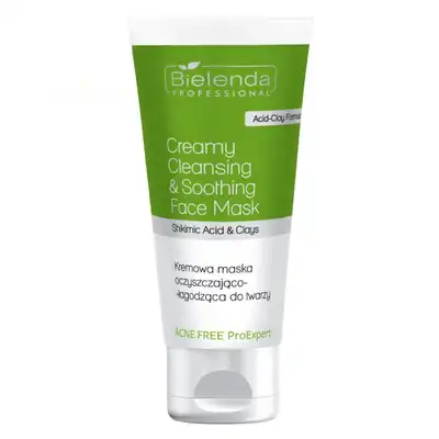 Bielenda Acne Free Pro Expert Kremowa Maska Oczyszczająca, 150ml