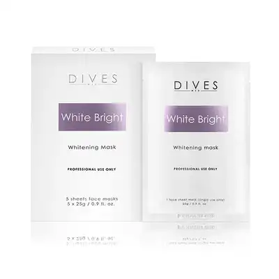 Dives White Bright Mask Maska Płatowa O Działaniu Depigmentującym I  Rozjaśniającym