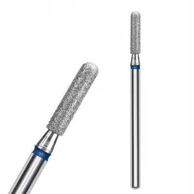 STALEKS FREZ DIAMENTOWY DO SKÓREK I PAZNOKCI WALEC ZAOKRĄGLONY NIEBIESKI EXPERT 2,3MM/6,5MM FA30B023/6.5