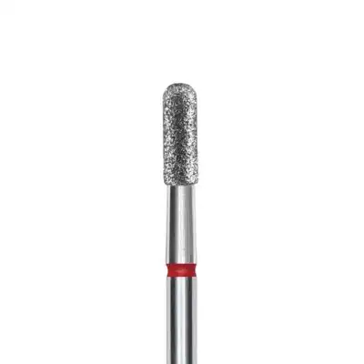 Staleks Expert FA30R023/6.5 2,3mm/6,5mm Frez Diamentowy Do Skórek I Paznokci Walec Zaokrąglony Czerwony
