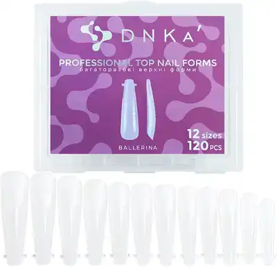 DNKa Formy Górne Top Nail Forms Ballerina 120 Sztuk