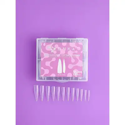 DNKa Formy Górne Top Nail Forms Almond 120 Sztuk