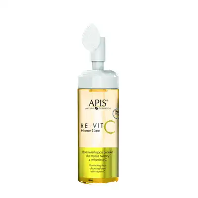 Apis Re-Vit C Home Care Rozświetlająca Pianka Do Mycia Twarzy Z Witaminą C / 150 Ml